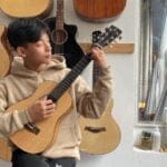 Đàn Guitar Acoustic Mini Odin F2Se size 1/2 nhỏ gọn tích hợp eq thumbnail 2