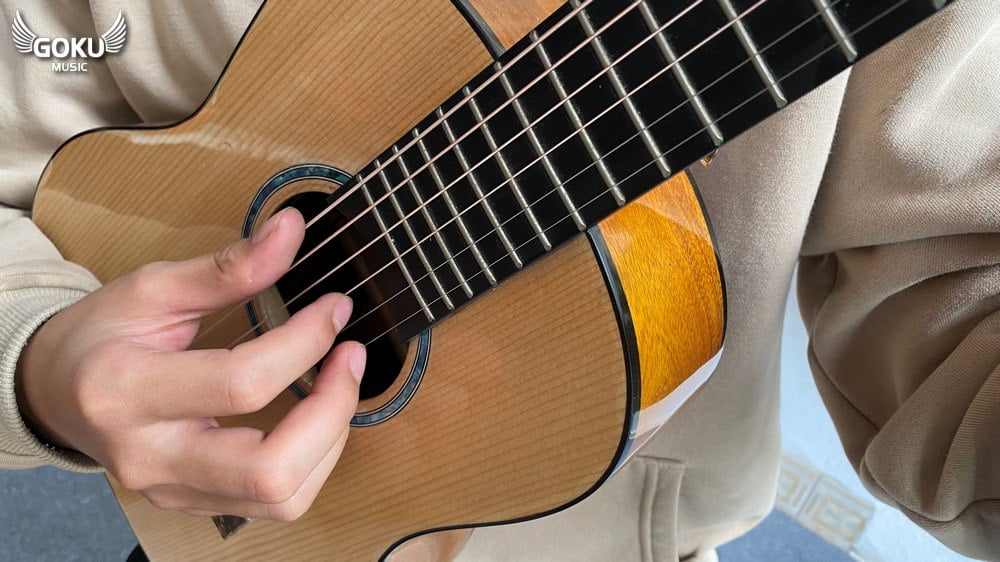 model 32 02 Dan Guitar Acoustic Mini Goku F2Se size 1 2 nho gon tich hop eq Shop Dan Goku Music