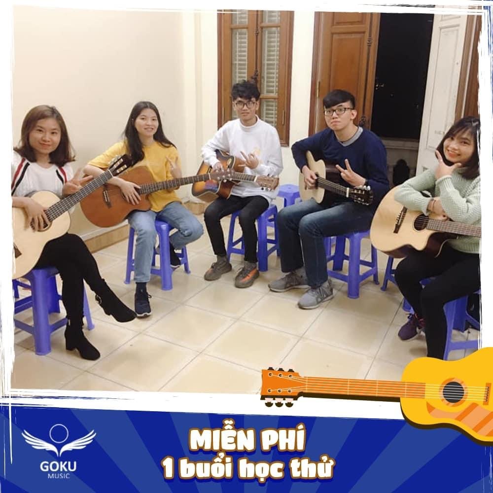 Học Guitar Ở Mai Dịch - Học Đàn Goku 3 Lớp Guitar Cho Người Mới - Tặng 1 buổi test năng khiếu