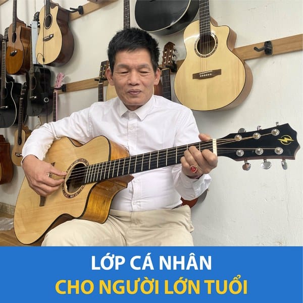 Tặng Đàn 2500k cho người mới khi đăng ký học trong tháng 5 5 lop hoc guitar my dinh cau giay 15