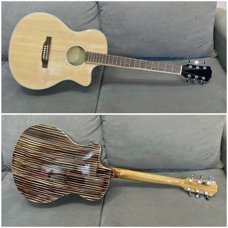 Đàn Guitar Acoustic Odin F0Ac Pro màu gỗ
