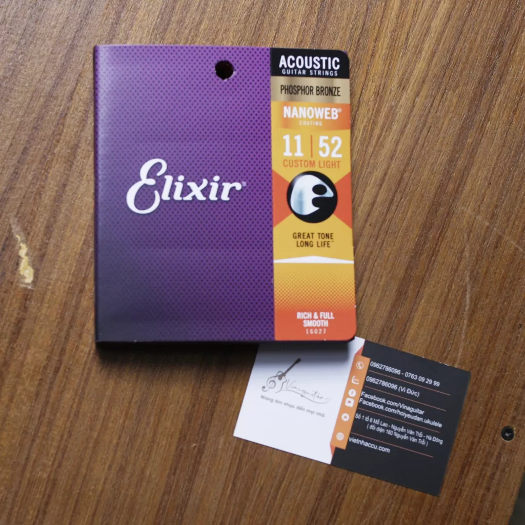 Thay Dây Guitar Ba Đình Lấy Ngay - Goku Music - Liên Hệ 0363.77.68.99 4 Dây elixir