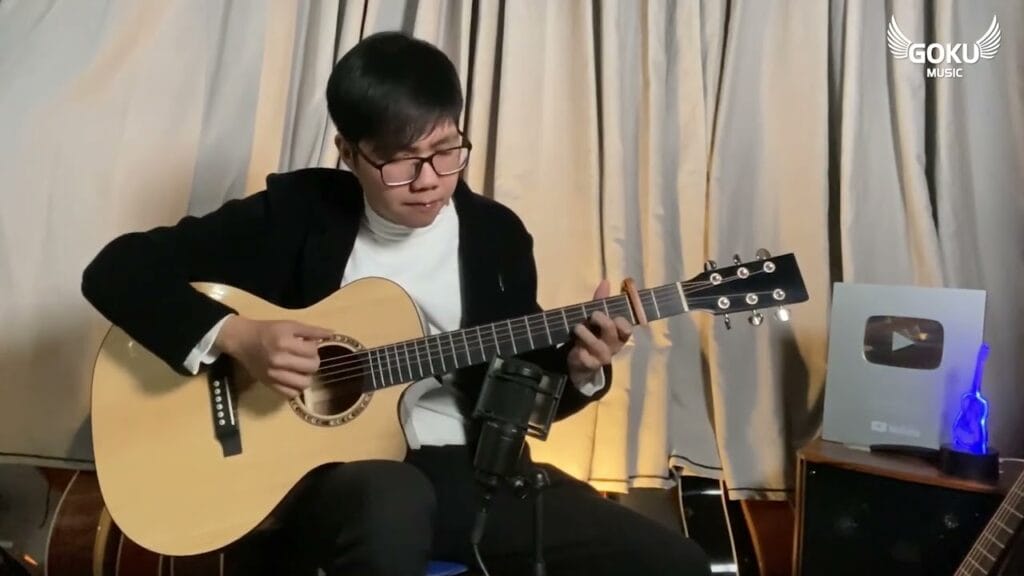 Top 10 đàn guitar tốt nhất cho người mới bắt đầu năm 2026 (dễ bấm, âm thanh hay) 1 Đàn guitar cho người mới tập chơi mẫu Odin F1AC acoustic